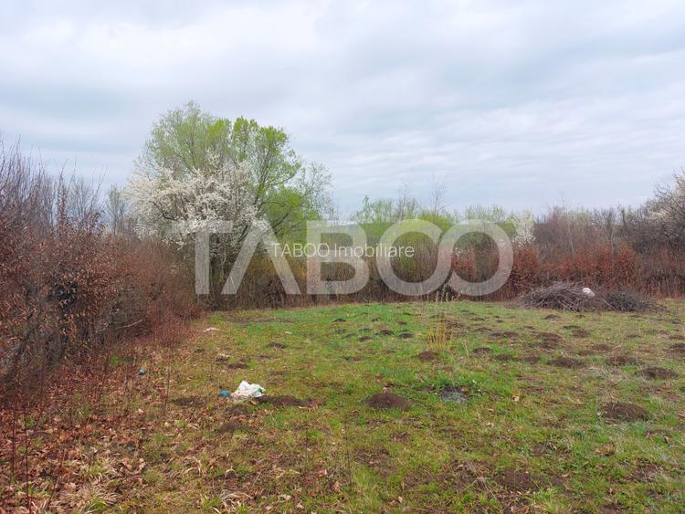 Teren intravilan pentru casa zona linistita 550 mp front 21 m Cisnadie - 2