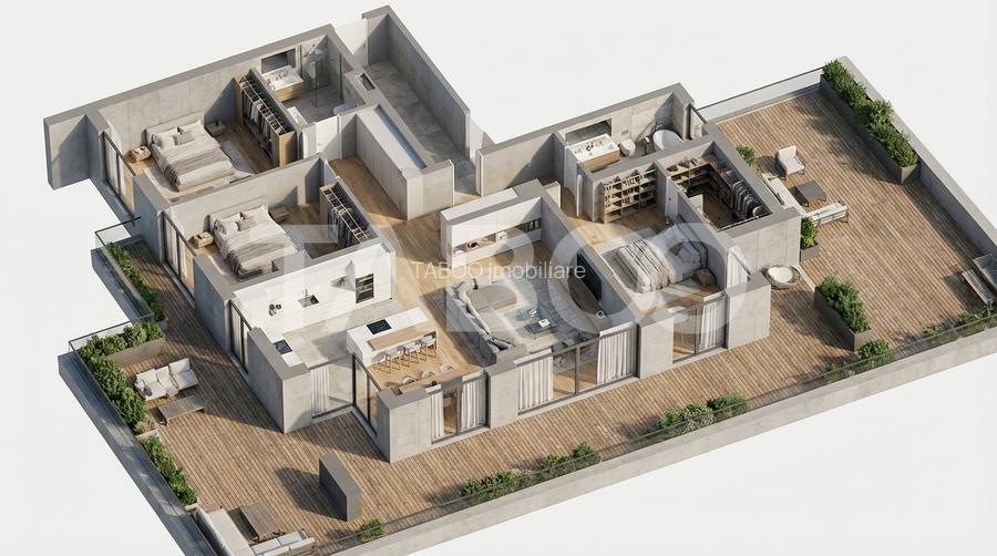 De vanzare penthouse exclusivist panorama pe lac cu terasa  145 mp - 1