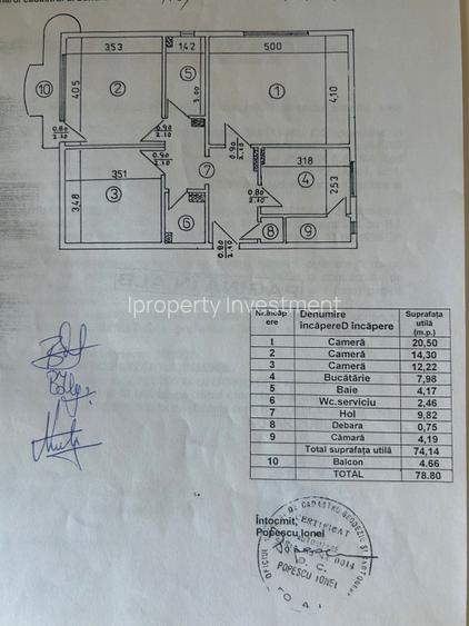 13 Septembrie-Sebastian I 3 Camere I Decomandat I Mobilat+Utilat I Balcon I  - 9