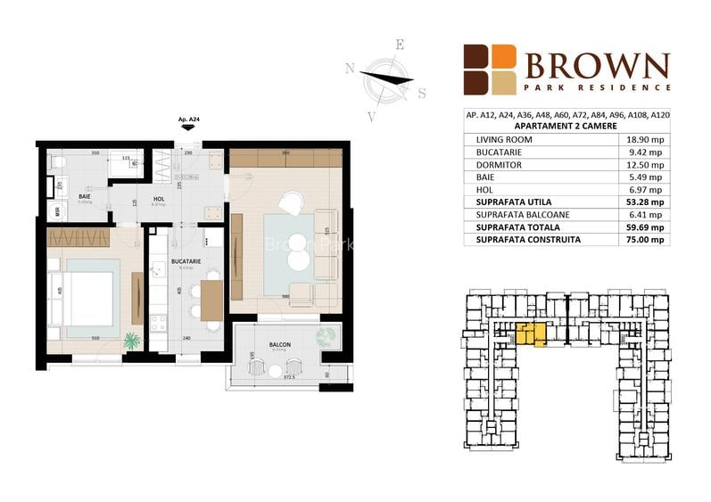 Apartament decomandat cu 2 camere, imobil premium, zona Bd.Metalurgiei - 8