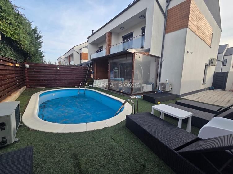 Vilă  cu mansardă, piscină și design modern – Tunari - 36