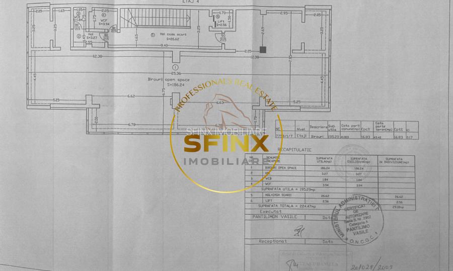 Spatiu birouri 195mp in Regie str Constantin Ghercu - 2