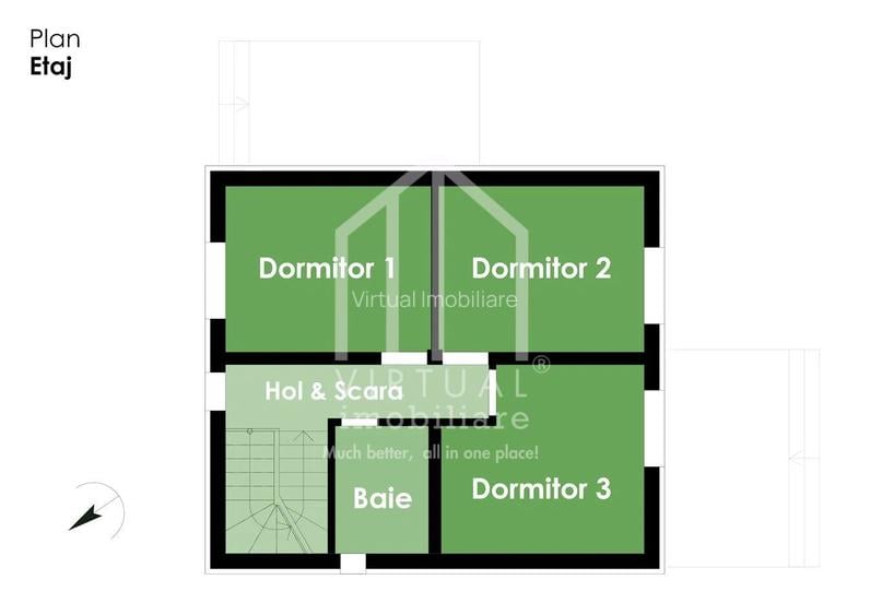 Casa individuala cu 4 camere, 415mp teren,la cheie, Cristian - 5