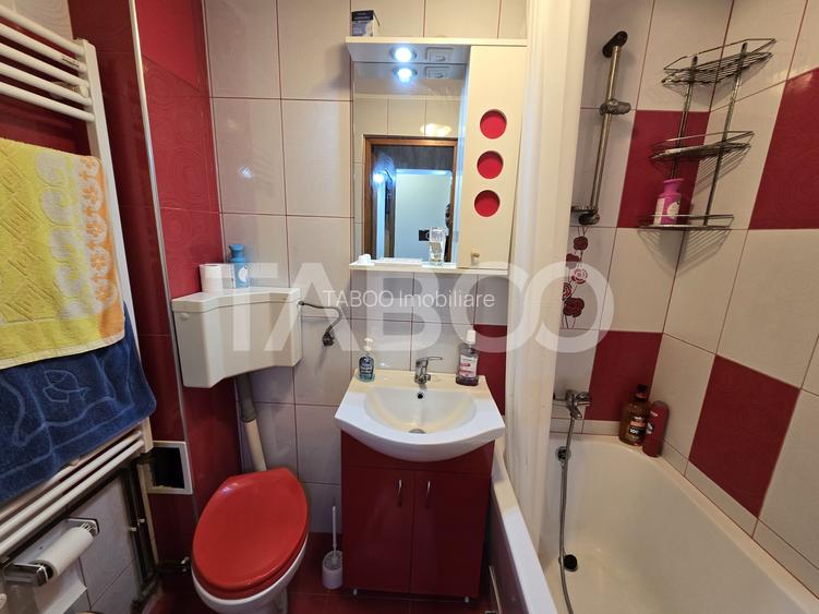 Apartament 3 camere etaj intermediar mobilat balcon zona Tiglari Sibiu - 7