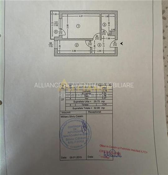 Garsoniera mobilata Drumul Fermei aproape metrou si magazine - 4