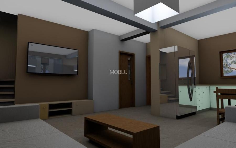 1/2 Duplex, P+1, 3 camere, 74mp SU, 265mp ST, Cartierul Primaverii! - 5