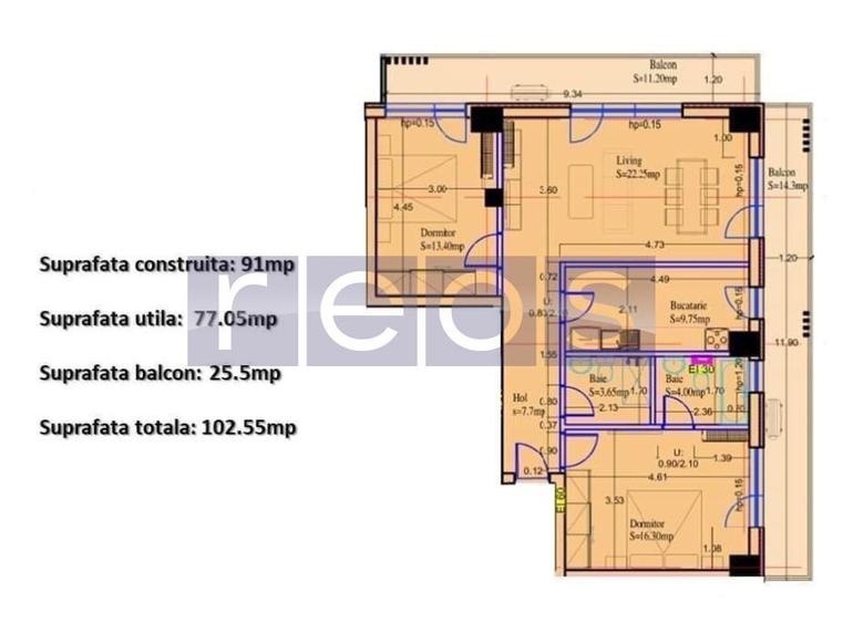 APARTAMENT 3 CAMERE |SISESTI- VATRA NOUA | BALCON 15MP - 10
