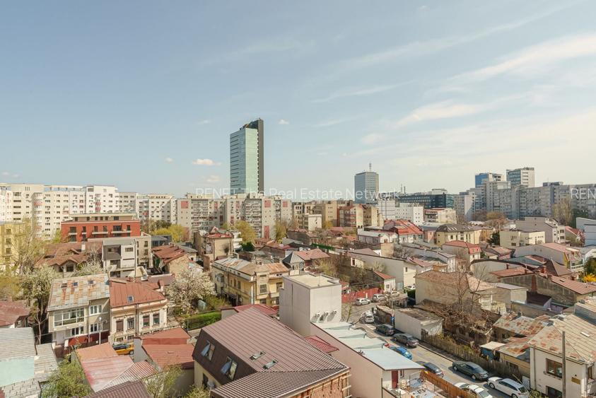 Garsoniera decomandată prima închiriere Banu Manta - vedere spate - 12