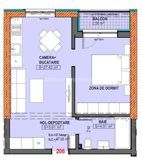 Studio Dublu Zona Cismea Lac Siutghiol - 1