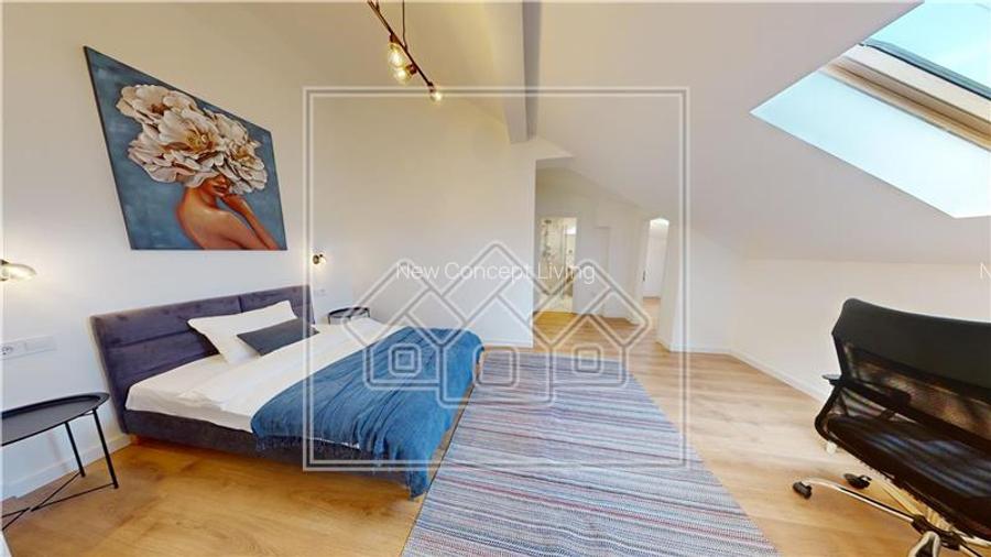 Penthouse 3 camere, intabulat, mobilat si utilat (NCL-41D-Mi) - 9