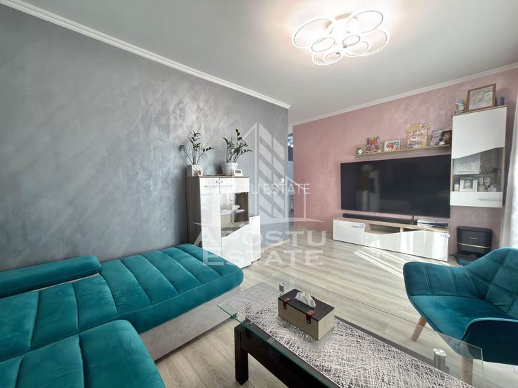 Apartament cu 3 camere decomandat, complet mobilat la parter in Giroc. - 2