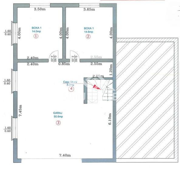 Casa noua cu garaj, pivnita, curte mare - 21