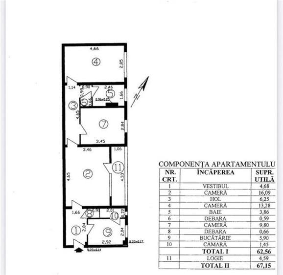 Apartament 3 camere Alexandru Obregia/ Centrala proprie - 3