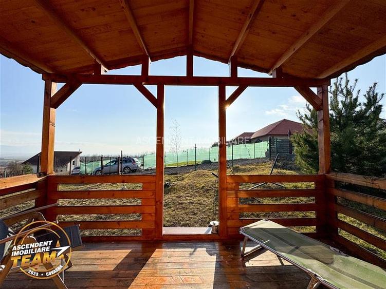 Casuta din lemn,cu 520mp teren intravilan,zona linistita,aproape de oras,Sancrai - 10
