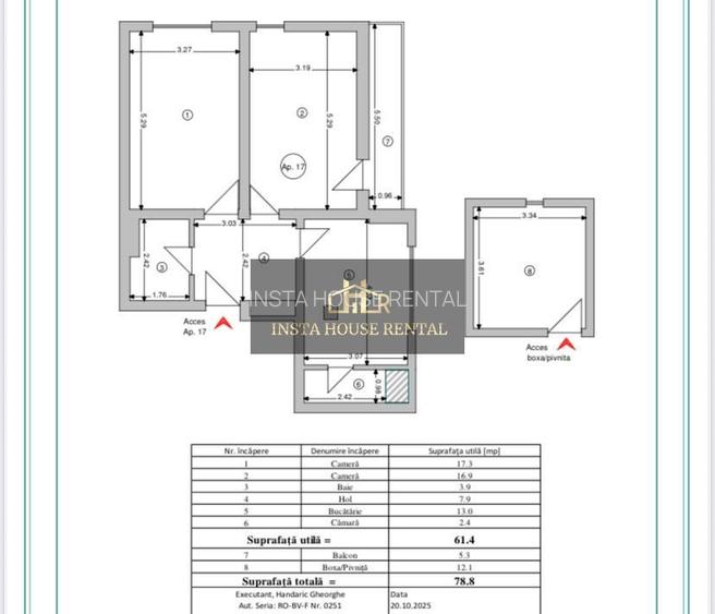 Apartament 67 mp Brasov Vechi PANORAMIC VIEW *IDEAL INVESTITIE* - 1