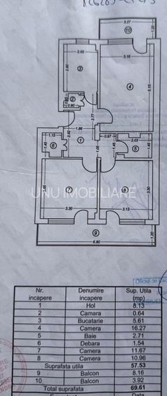 3 CAMERE DECOMANDAT 70 MP – ETAJ 2/4 – BULEVARD SOCOLA – LOCAȚIE CARE CONTEAZĂ - 9