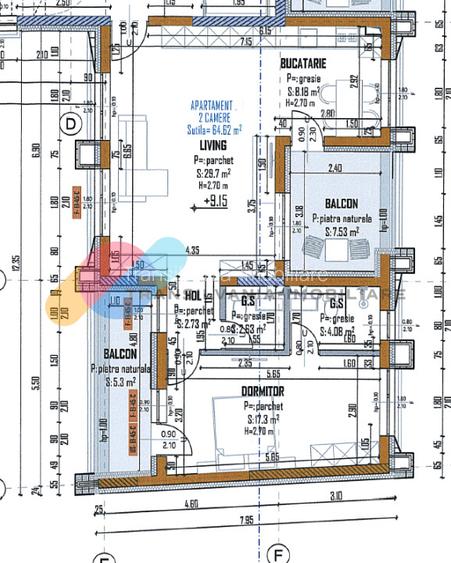 Locatie premium Marasti – Apartament 2 camere, 64 mp, aproape de Iulius Mall - 2