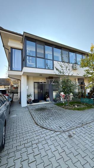 Casa tip duplex mobilat utilat, 4 camere, cartier privat, zona Gilau  - 3
