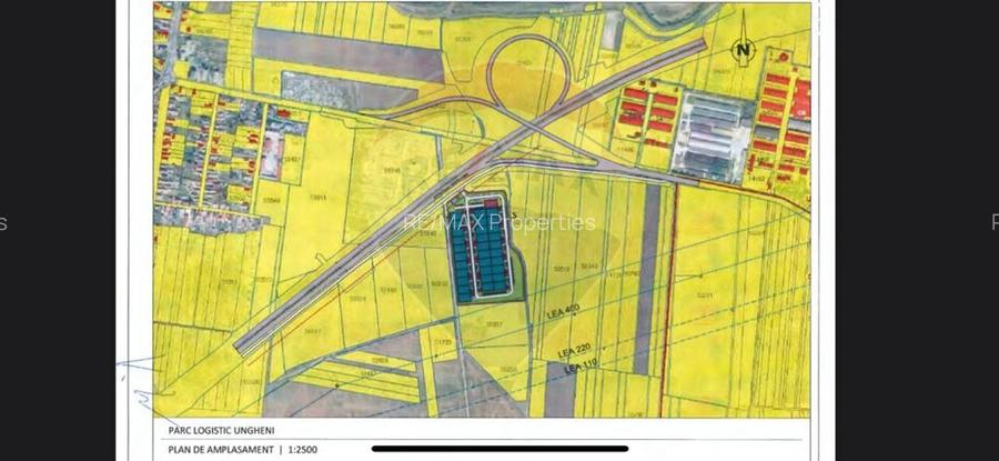 Terenuri Investitie 43485 mp Ungheni-Mures / Autostrada - 7