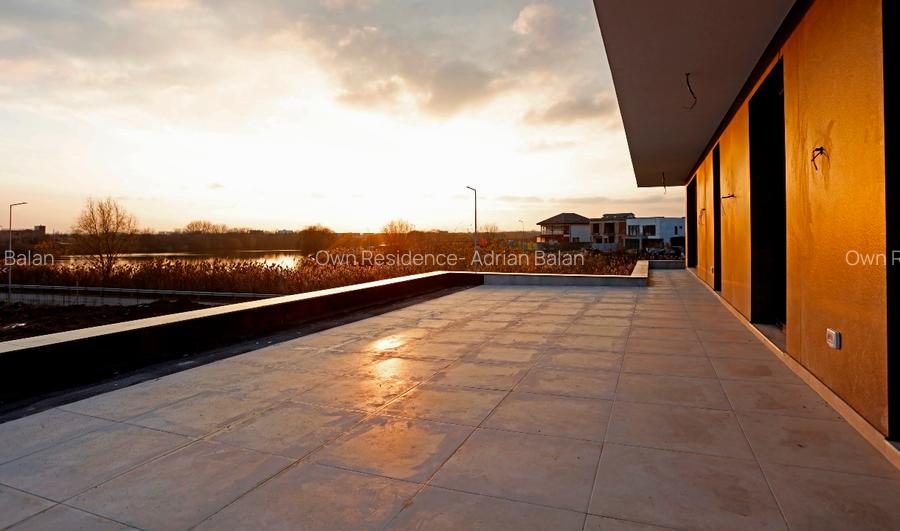 Vila moderna cu piscina Tunari Ilfov pe malul lacului Pasarea  - 14