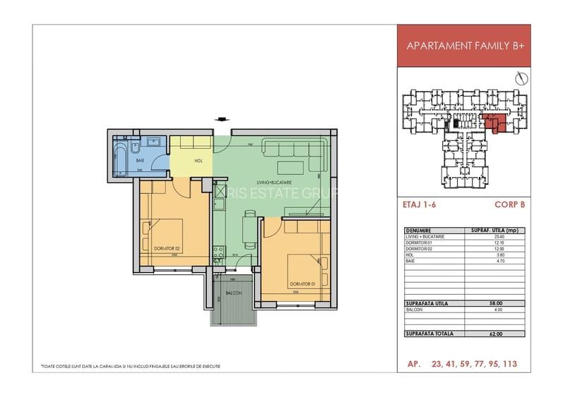 Apartament 3 camere, 62 mp I Apollo Park I - 2