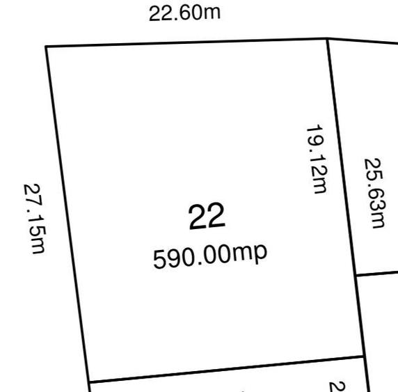 Teren intravilan 590 mp, zona Grigorescu - 2