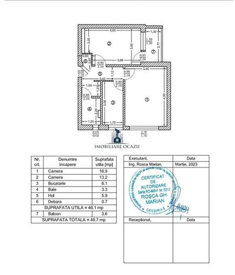 Vanzare Apartament 2 Camere Decomandat Berceni-Turnu Magurele - 8