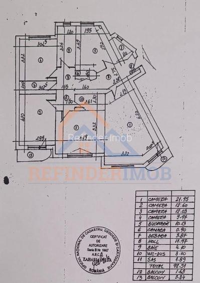 Apartament 4 camere zona 13 Septembrie - 8