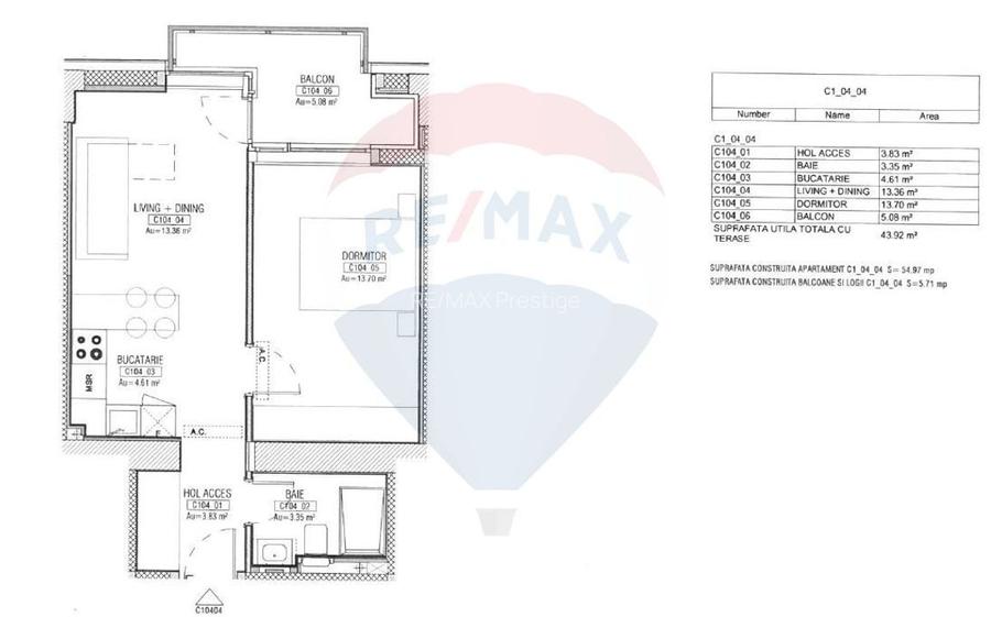 Apartament/Studio de închiriat Aviatiatiei Park - 14