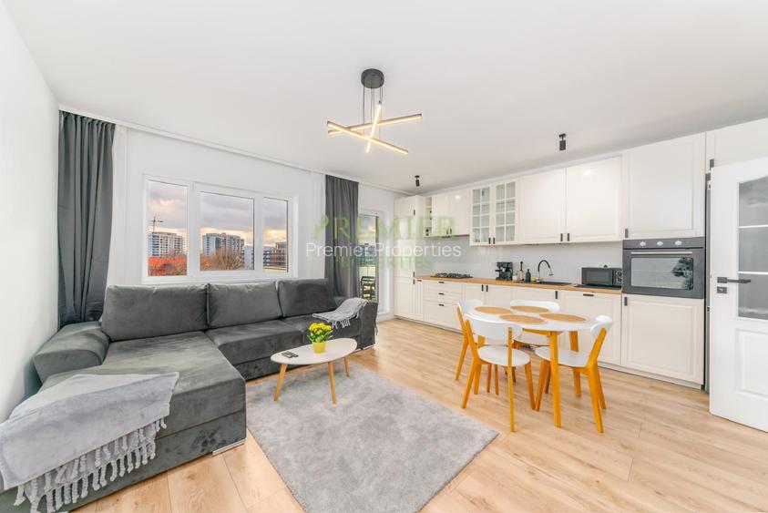 Apartament Nou de Vânzare cu Încălzire în Pardoseală Straulesi - metrou  aproape - 2