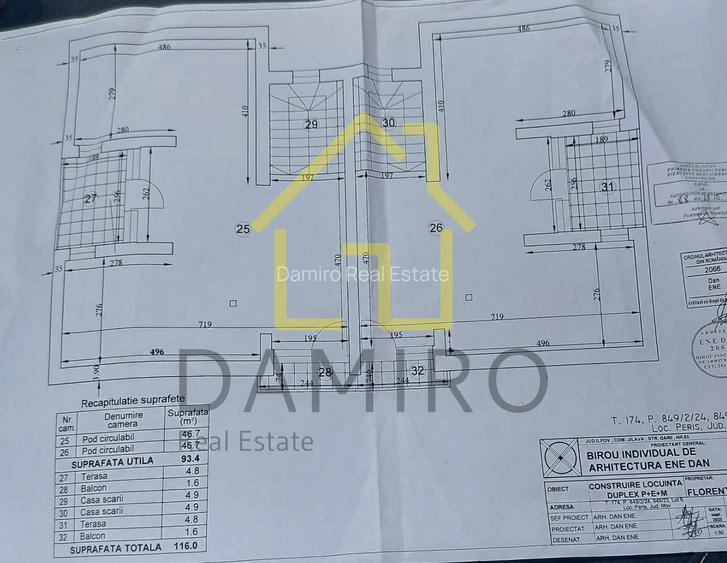 Casa tip duplex modern P+1+M 128 mp Peris Ilfov Centrala - 3