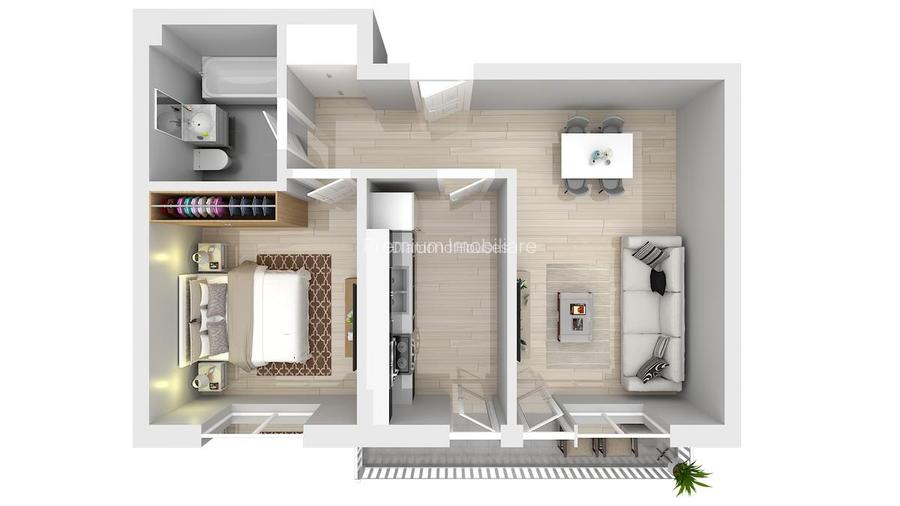 Apartamente 2 camere și garsoniere noi –Dezvoltator- Strada Diamantului-Kaufland - 7