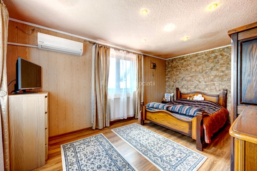 Afumați – Trandafirului, casă cărămidă 6 camere, teren 750 mp, 2 garaje