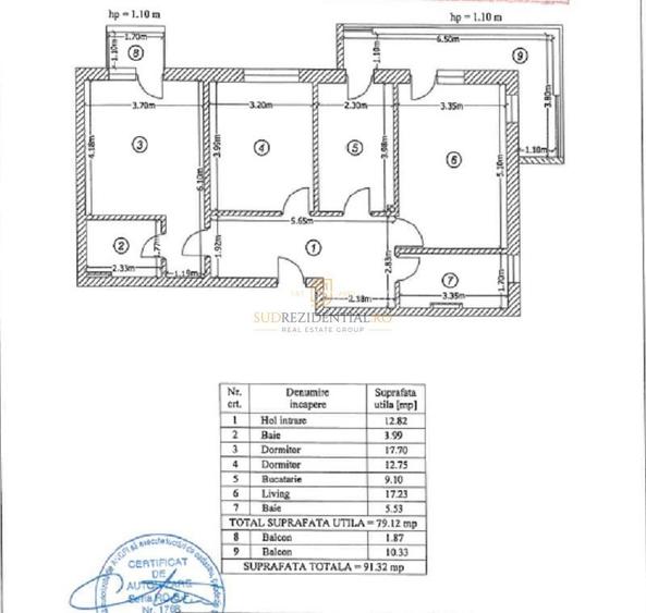 Apartament decomandat, 3 camere, mobilat si utilat premium-Berceni,S4 - 26