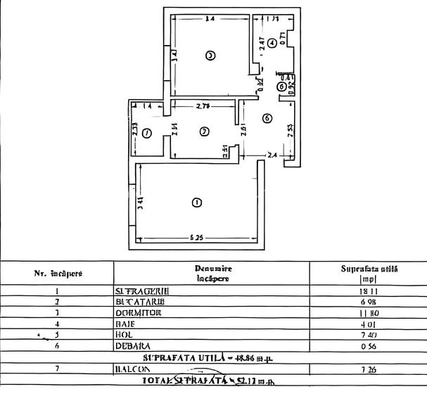 ► Dacia 2 Camere Decomandate 52m² Mobilat Utilat Incadrat Izolat Centrala - 9