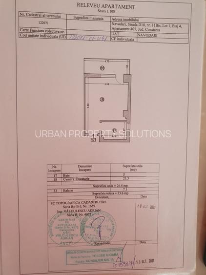 Studio Elegant la cheie Randament Excelent  | Năvodari  Complex ALMAR - 7