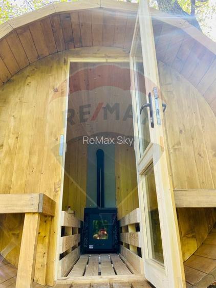 Casă de vacanță deosebită cu ciubăr si saună - natura si relaxare - 9