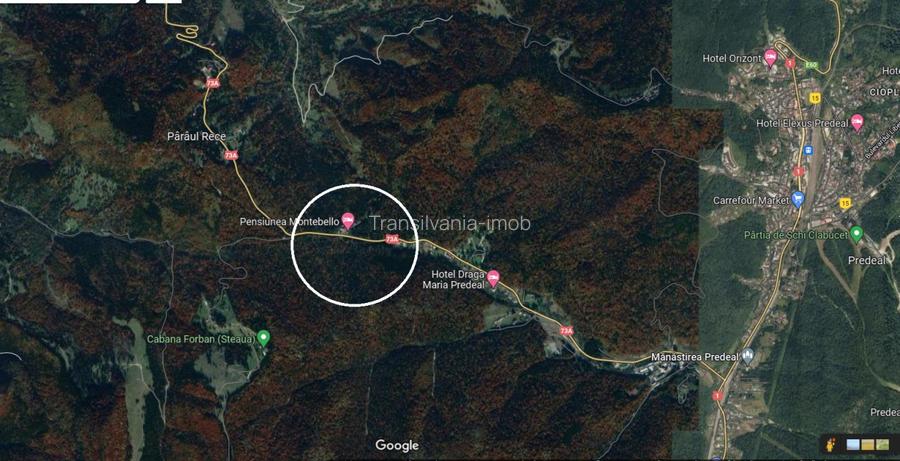 Teren rezidential Predeal , Valea Rasnoavei -  zona de case - 2