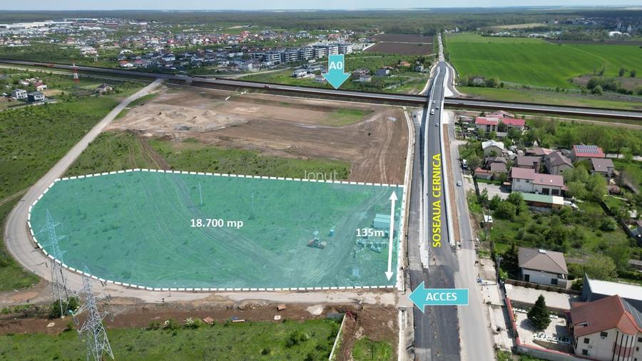 ORAS PANTELIMON-CERNICA 18.700 mp - A0 - DNCB - intravilan  - 5