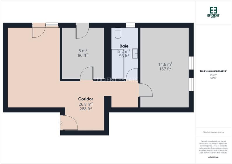 Apartament nou cu 2 camere et. 3 și loc de parcare - Giroc - Timișoara - 23