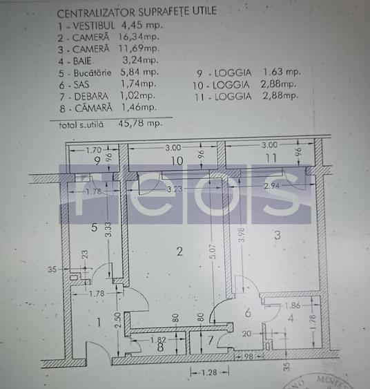 VANZARE 2 CAMERE BLOC PERLA - DOROBANTI - 1