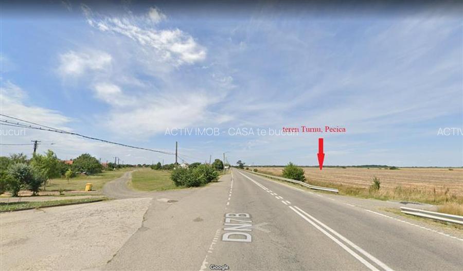 122 ari in Turnu, front 60 m la DN 7B, 15 km de Arad, 1 km de vama - 6