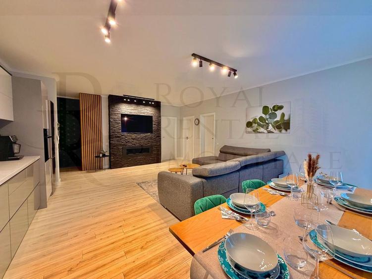 3 camere | 74 mp | Parcare | Mobilat complet | Modern | Sub Cetate Floresti