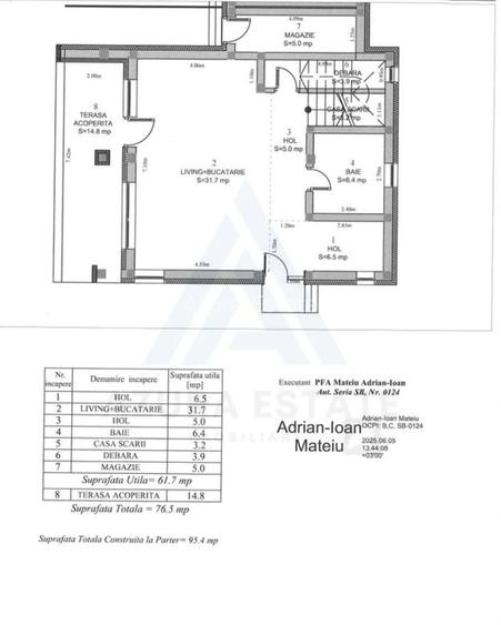 Casa individuala 4 camere 146 mp utili P+1 si teren 475 mp in Selimbar - 13