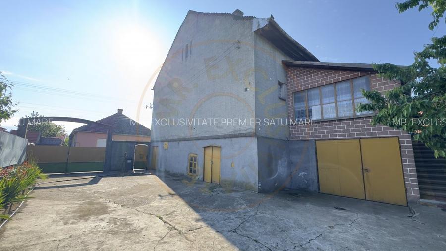 Casa 4 camere, Teren 3.862 mp Str. Traian Nr.99 - Carei - Comision 0% cumparator - 2