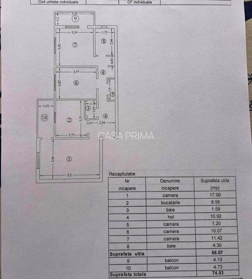 Apartament 3 camere decomandat, Nicolina, etaj 3 - 9