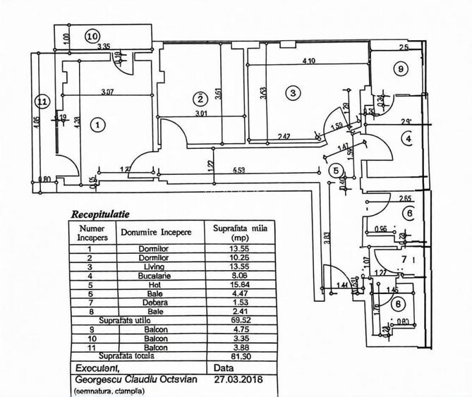 VANZARE APARTAMENT 3 CAMERE CALEA CALARSILOR – TEPES-VODA - 36