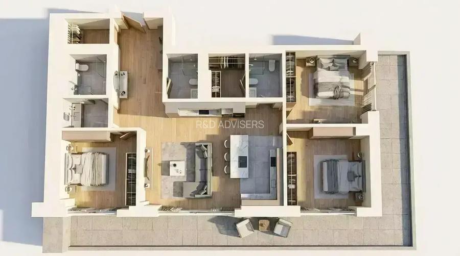 Apartament 4 camere Finisaje LUX - Unirii - Ultracentral Finalizat - 6