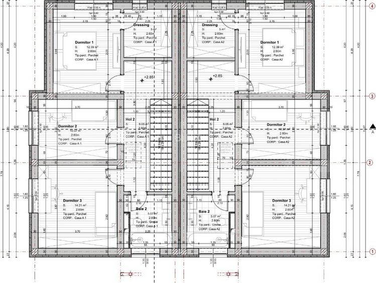 Duplex semifinisat, 120 mp utili, teren 550 mp, Chinteni - 16