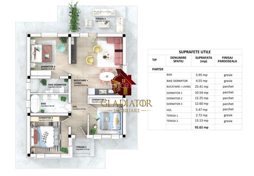 Casă parter LeGaga Cornesti, complex rezidential, comision 0 - 8